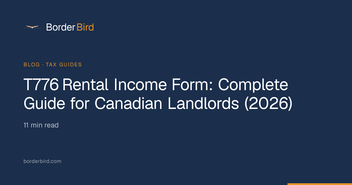 T776 Rental Income Form: Complete Guide for Canadian Landlords 2026 ...
